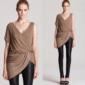 Helmut Lang Draped Wrap Top Women